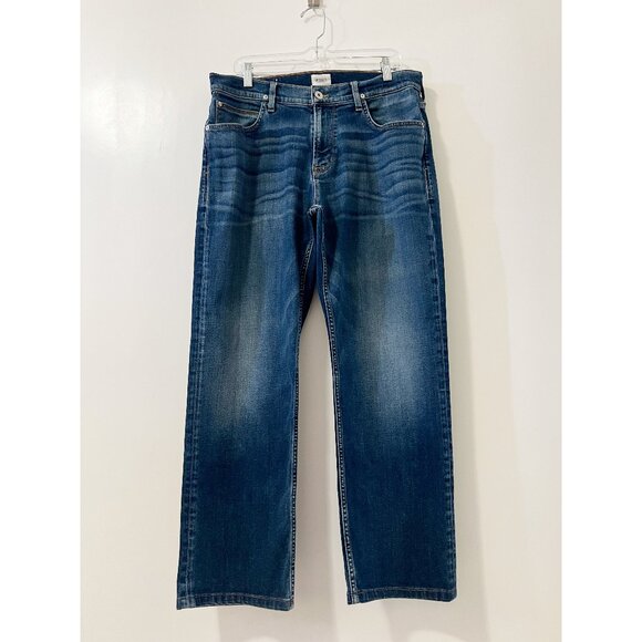 Hudson Men's 5-Pocket Blue Relax Straight Leg Jeans Denim Size 36 - Picture 1 of 8